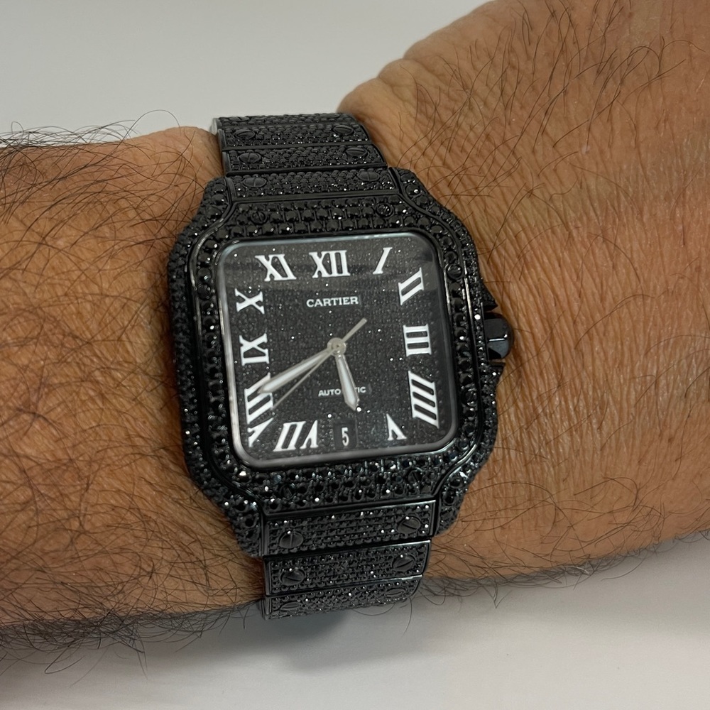 Santos De Cartier Diamonds Watch - Picture 4 of 5